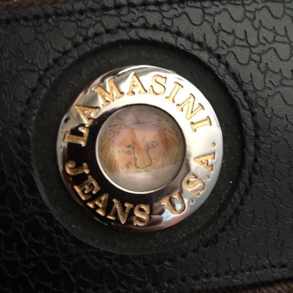 La Masini sz 31 / 30 Denim Jeans 100% Cotton Brown - Picture 8 of 12